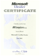 Microsoft Dealer 2001