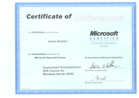 Microsoft Product 2003