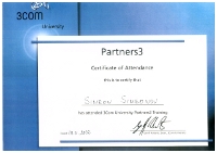 3Com Training 2002