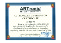 2008 Artronic Distributor 2008