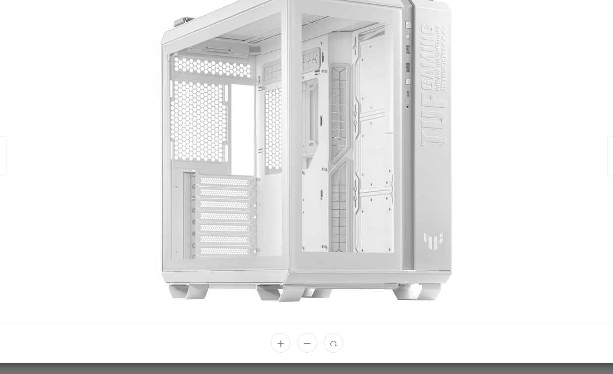Кутия за компютър Case Asus GT502 TUF GAMING White Edition Case Size Mid Tower 
