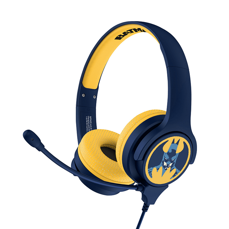 Слушалки с микрофон OTL Batman Blue - Детски