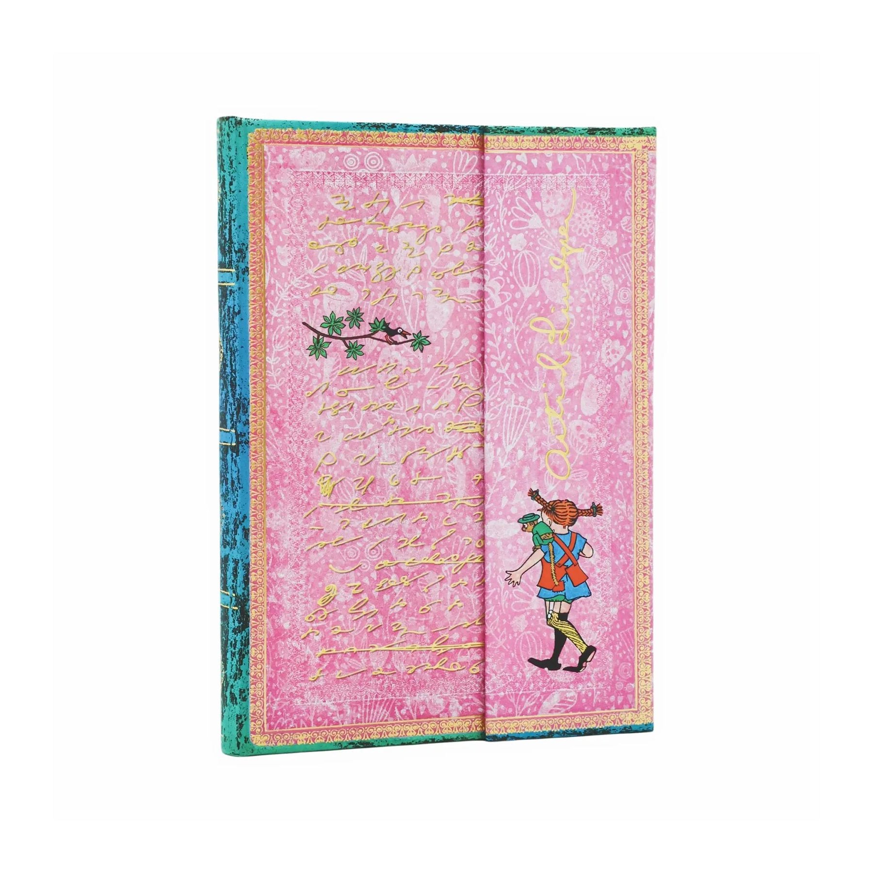 Paperblanks Тефтер Pippi Longstocking, Midi, твърда корица, нелиниран, 72 листа