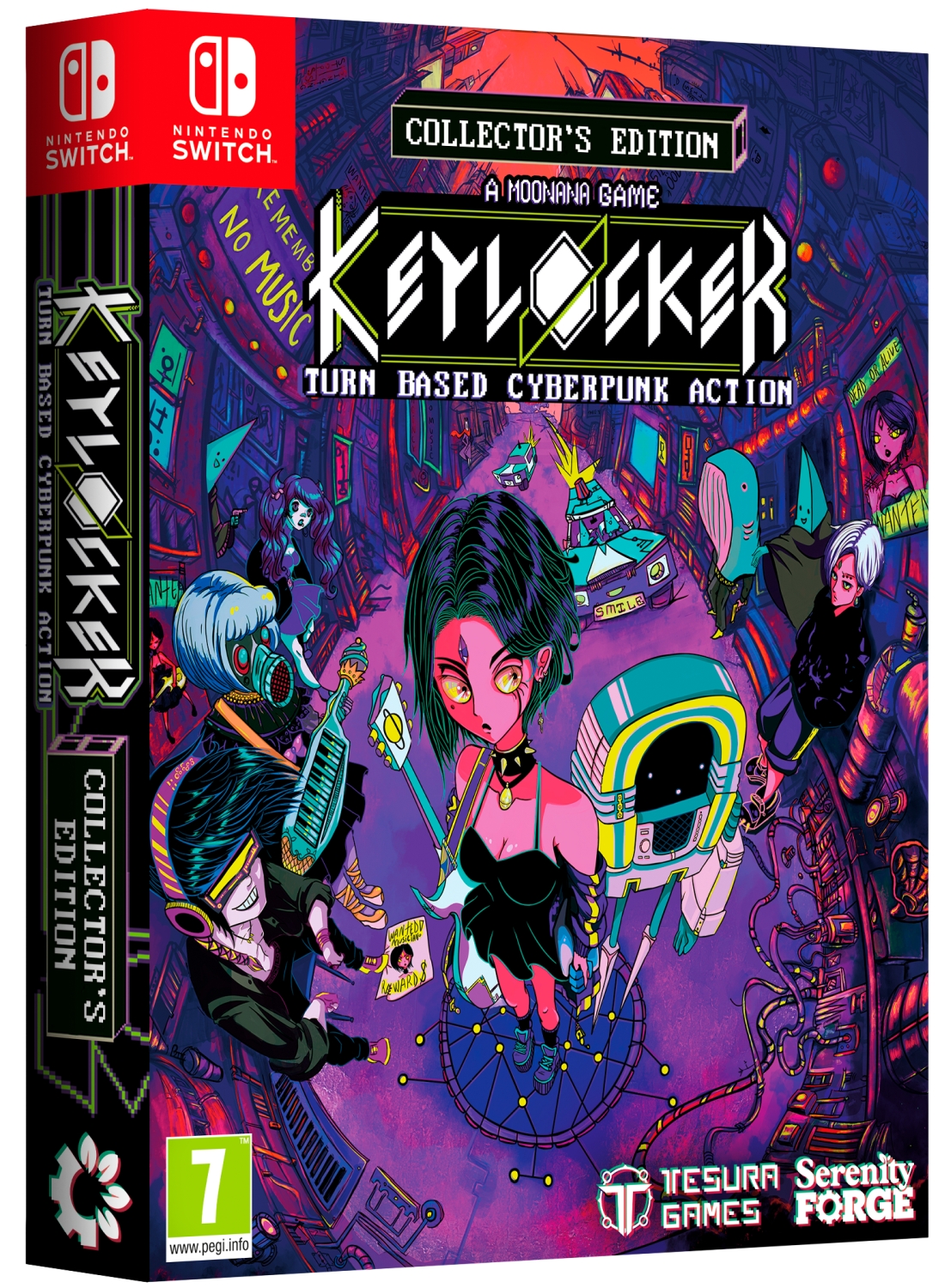 Keylocker:Turn Based Cyberpunk Action - Collector's Edition (Nintendo Switch)