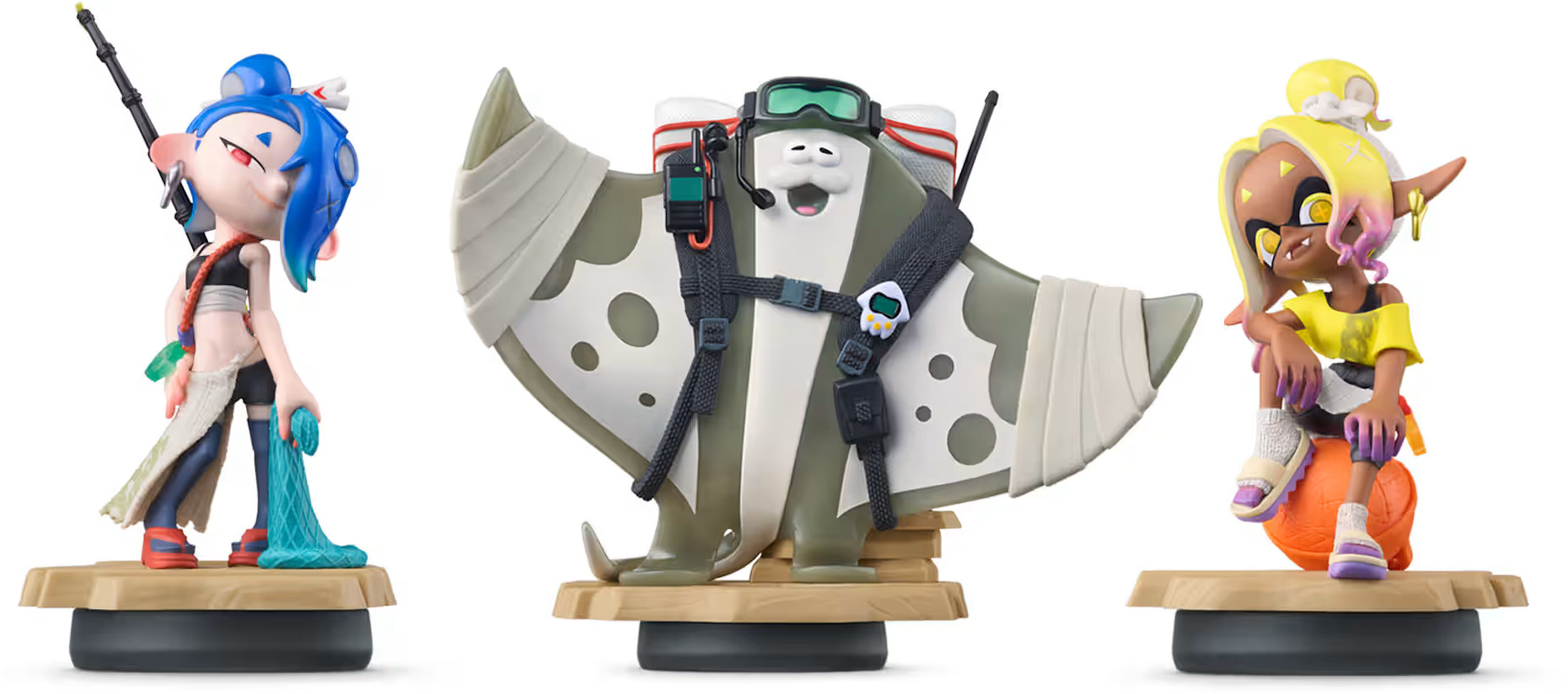 Фигура Nintendo amiibo - Shiver, Big Man and Frye (Splatoon Raiders)