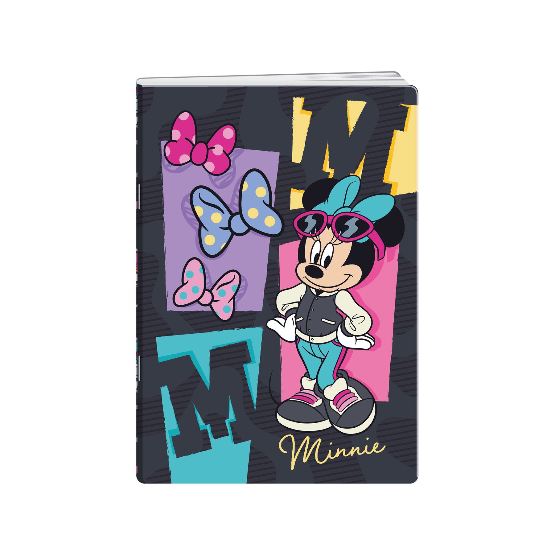 Disney Тетрадка Minnie, A5, малки квадратчета 5 x 5 mm, офсетова хартия, 20 листа