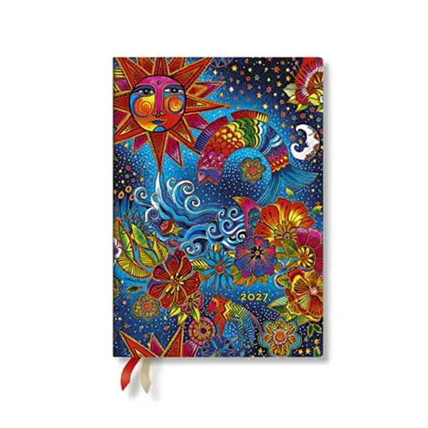Paperblanks Планер Celestial Magic, Midi, хоризонтален, мека корица, 88 листа, за 2027 година