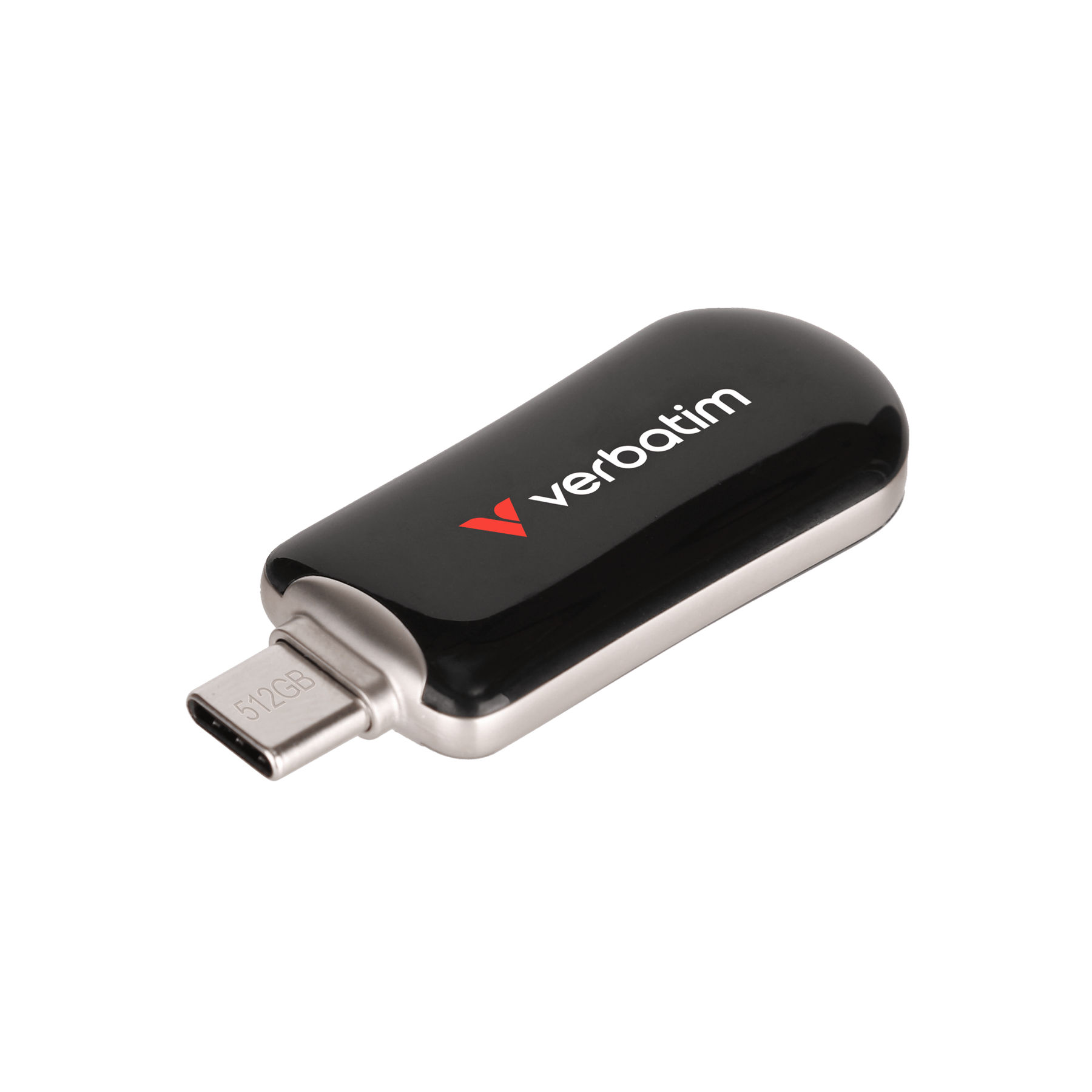 USB флаш памет Verbatim Plectra, 512 GB, USB Type-C 3.2, черна