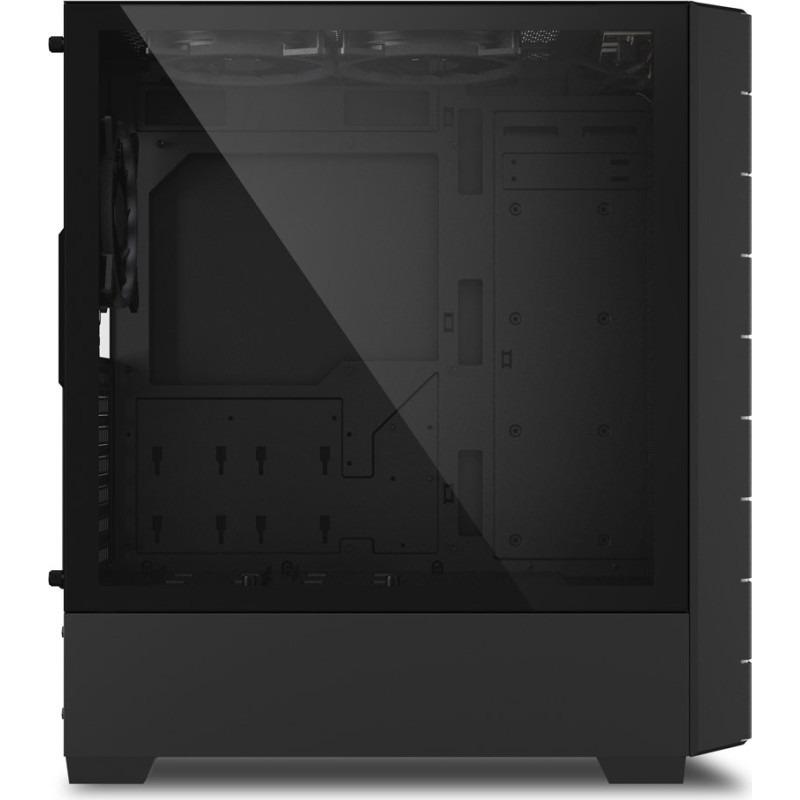 Кутия за компютър SHARKOON RGB HEX BLACK CASE 
