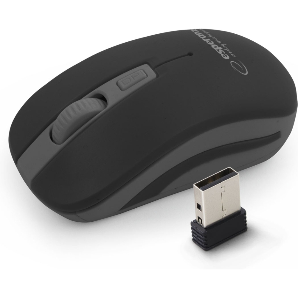 Esperanza Wireless 2.4ghz Optical Mouse Uranus Black/gray (EM126EK) (ESPEM126EK)