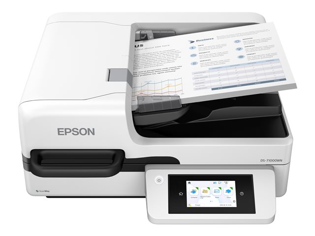 EPSON WorkForce DS-71000WN 70ppm/140ipm speed Scanners BM 600 DPI x 600 DPI Horizontal x Vertical Input 30 Bits Color