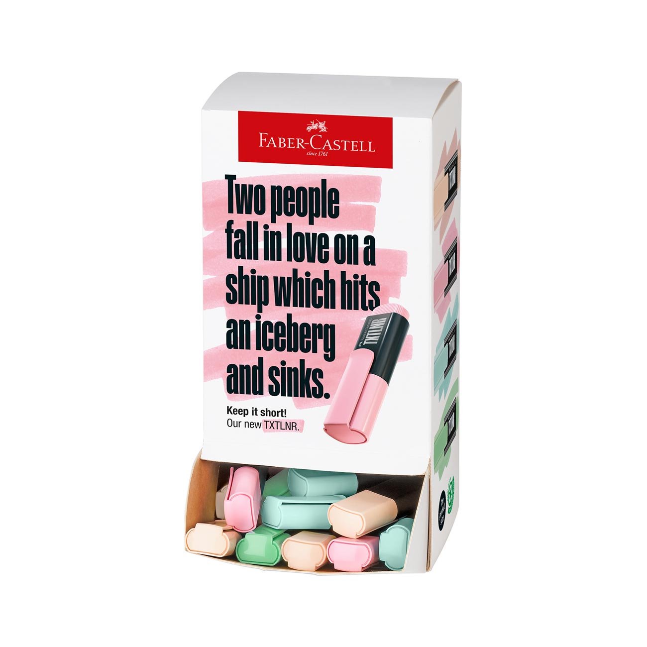 Faber-Castell Текст маркер TXTLNR, мини, пастелен, 60 броя