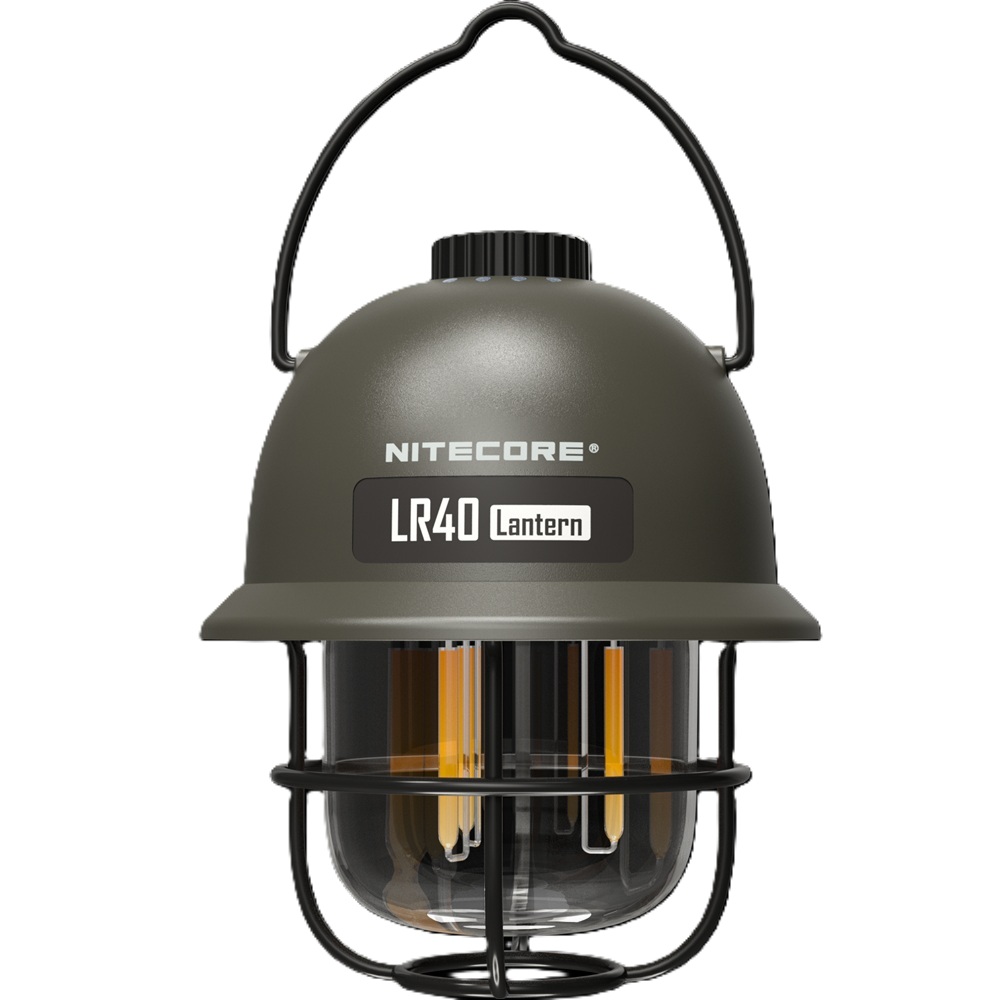 Многофункционален LED къмпинг фенер Nitecore LR40, зелен