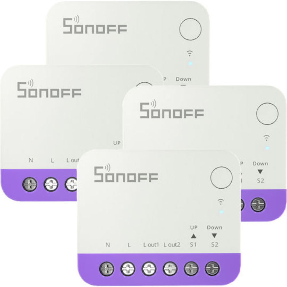 SONOFF MINI-RBS WiFi Smart Mini Roller Shutter Switch (4-pack) (MINI-RBS-4pack) (SONMINI-RBS-4-PACK)
