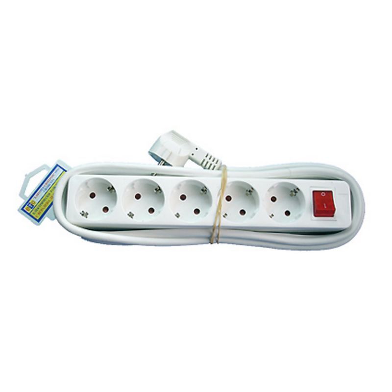 Разклонител ЕТС 5X16A 3M С КЛЮЧ 15931