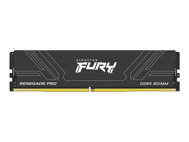 KINGSTON 128GB 7600MT/s DDR5 ECC Reg CL40 DIMM Kit of 8 FURY Renegade Pro Black