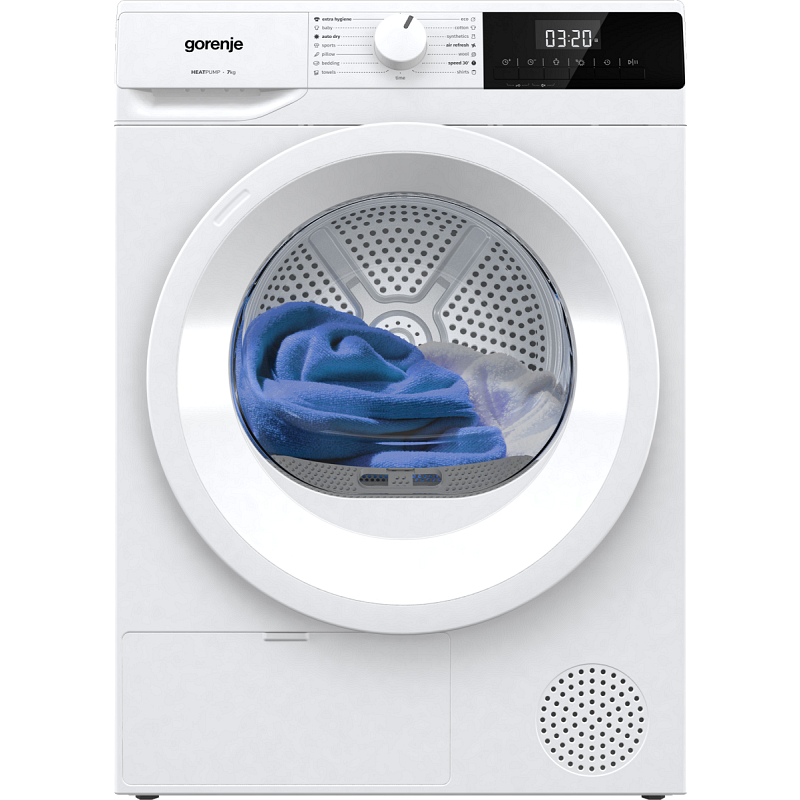 Сушилня Gorenje DHNE7D , 7 kg, D , Бял