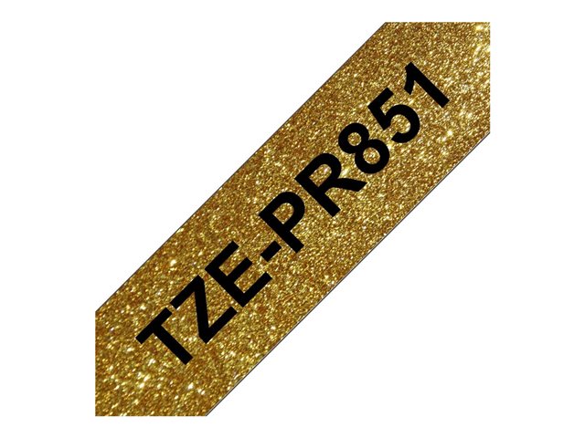 BROTHER TZEPR851 Tape cassettes 24 mm bandwidth Premium gold black