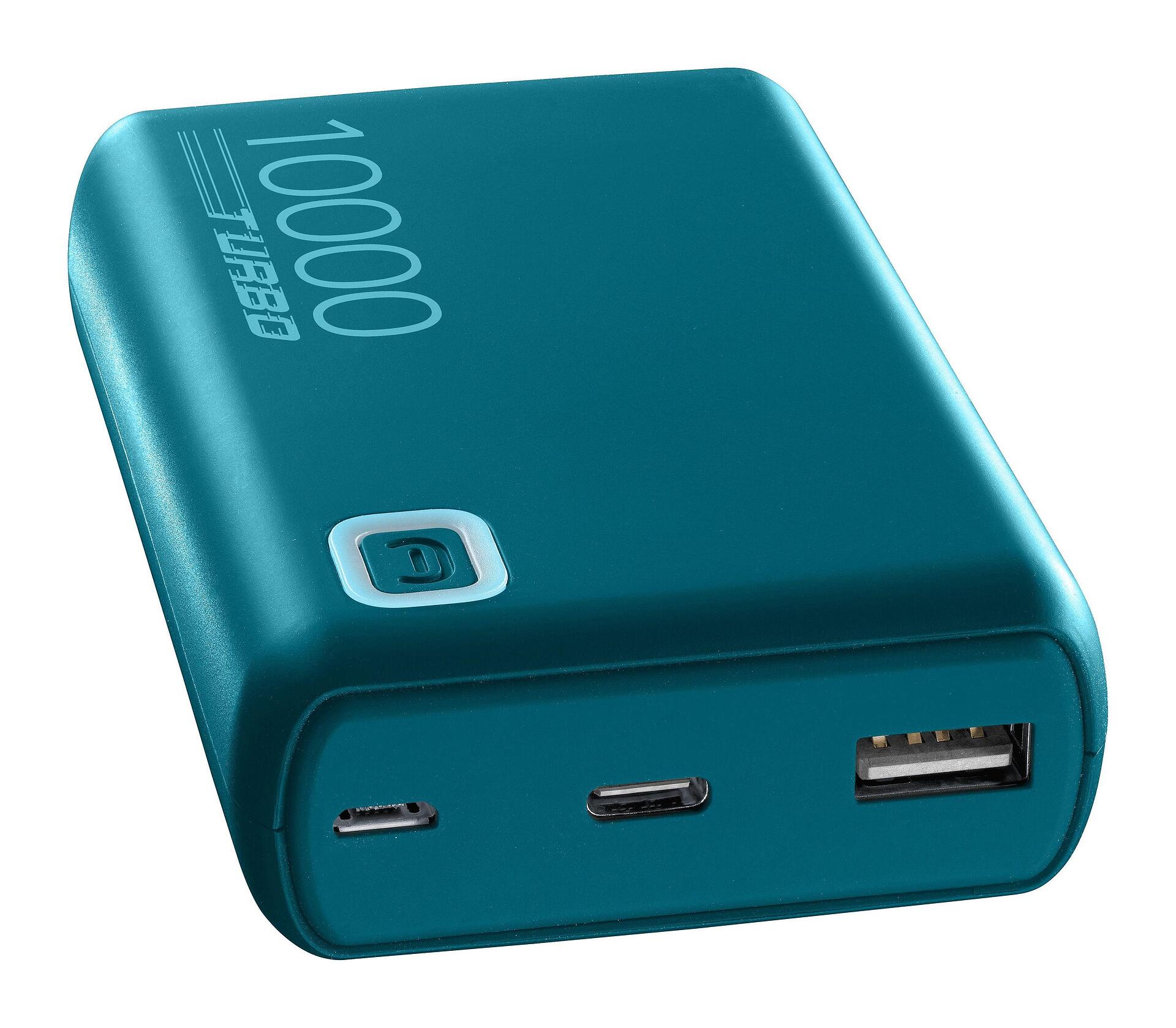 Външна батерия ESSENCE Turbo PD 10000 mAh зелена