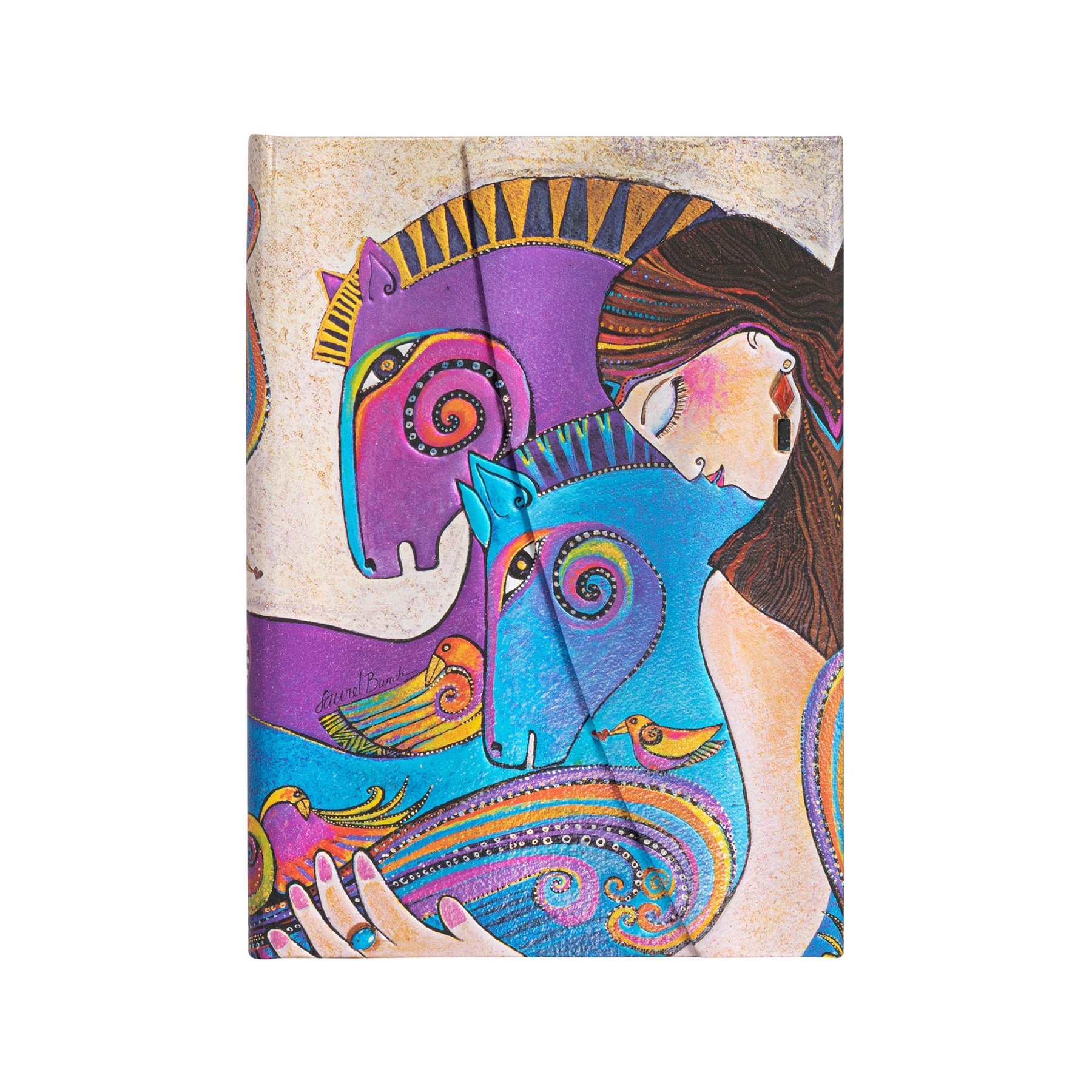 Paperblanks Тефтер Maria and Mares, Midi, твърда корица, 72 листа