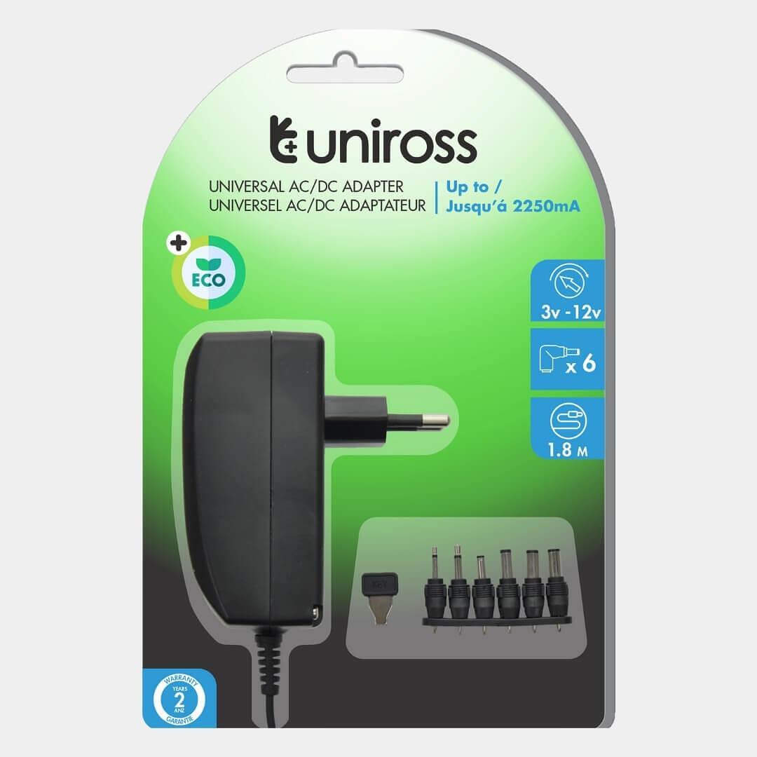 Универсално зарядно 220V Uniross USMPS005EU 27W