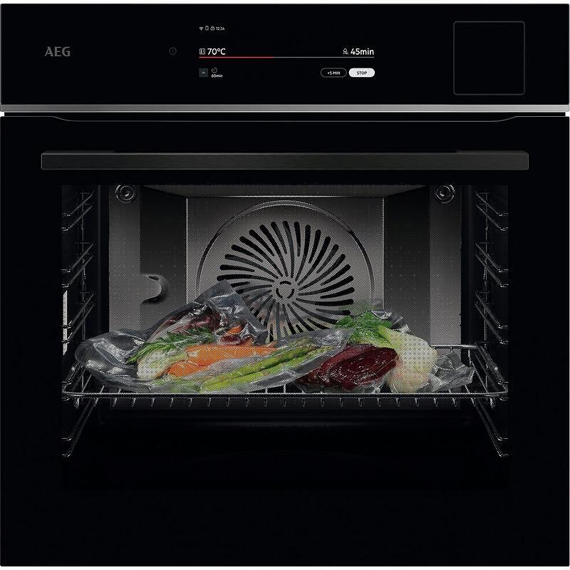 Фурна за вграждане AEG TP9SB831AB , 70 , А++ , Почистване с пара , Сензорно