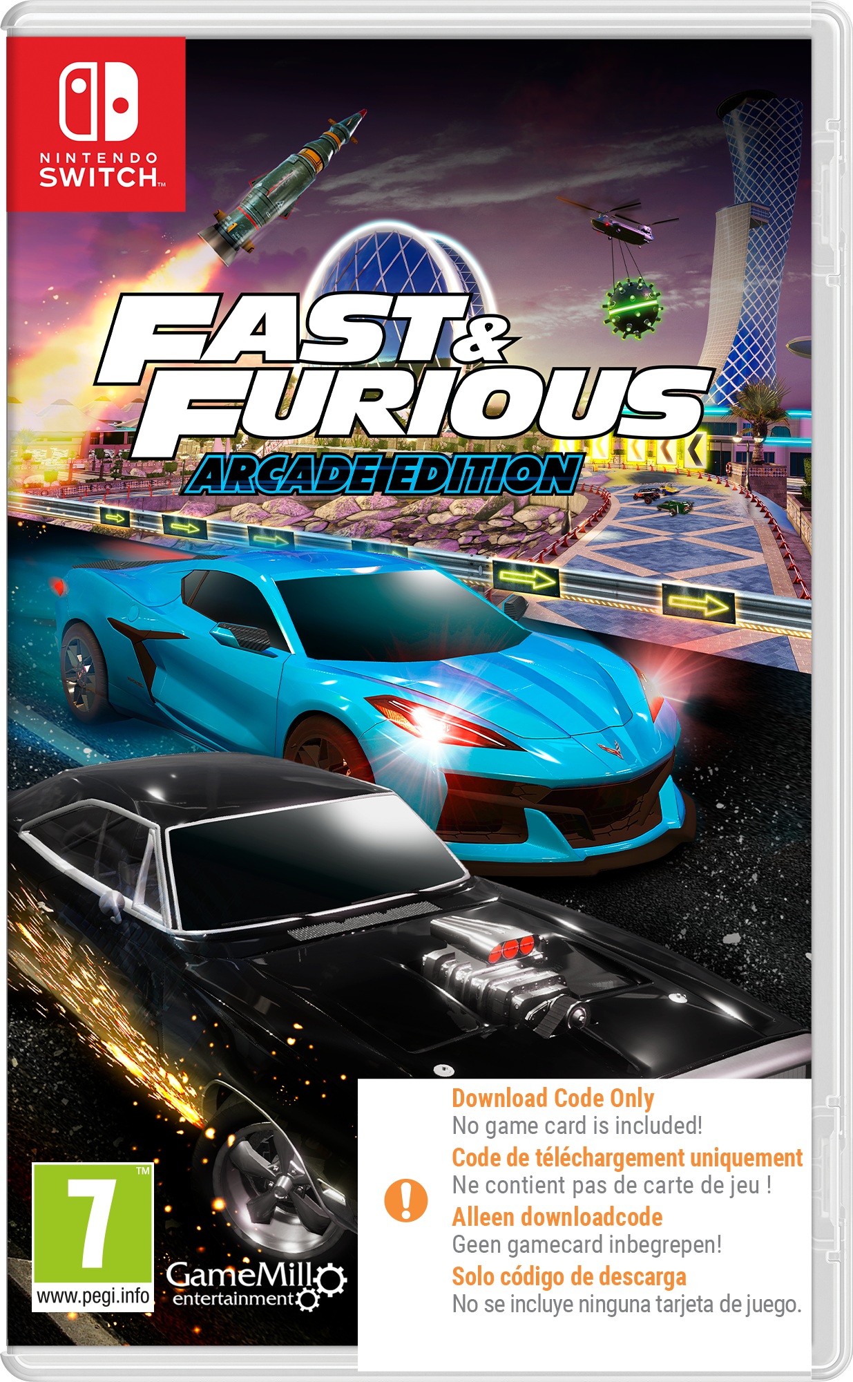 Fast & Furious: Arcade Edition - Код в кутия (Nintendo Switch)