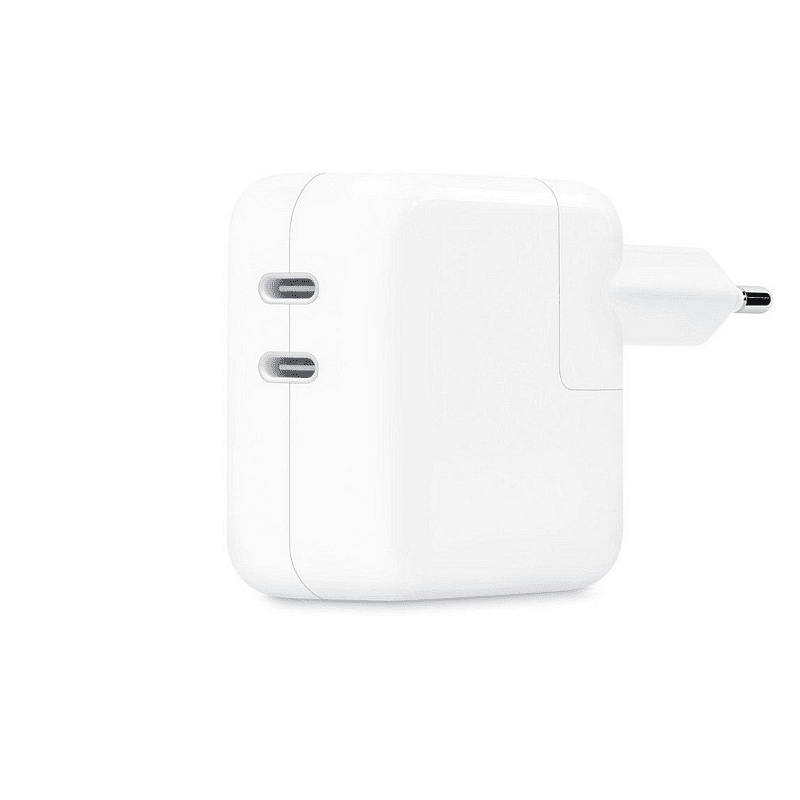 Зарядно устройство Apple 35W Dual USB-C Power Adapter mw2k3