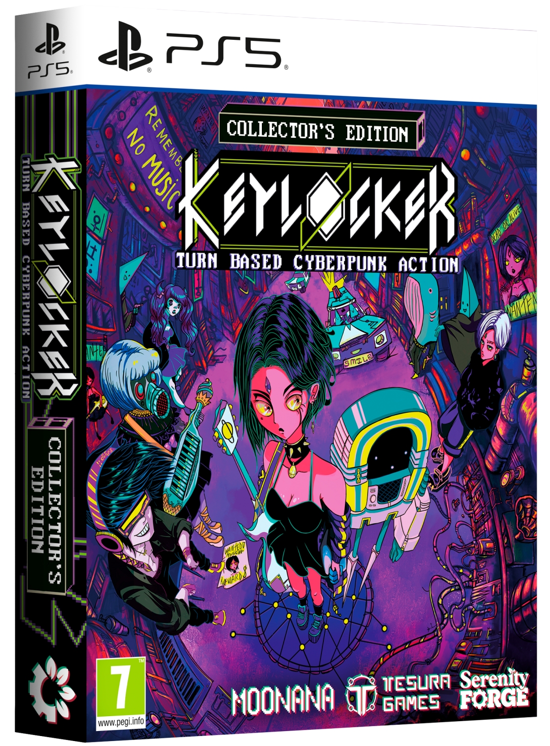 Keylocker:Turn Based Cyberpunk Action - Collector's Edition (PS5)