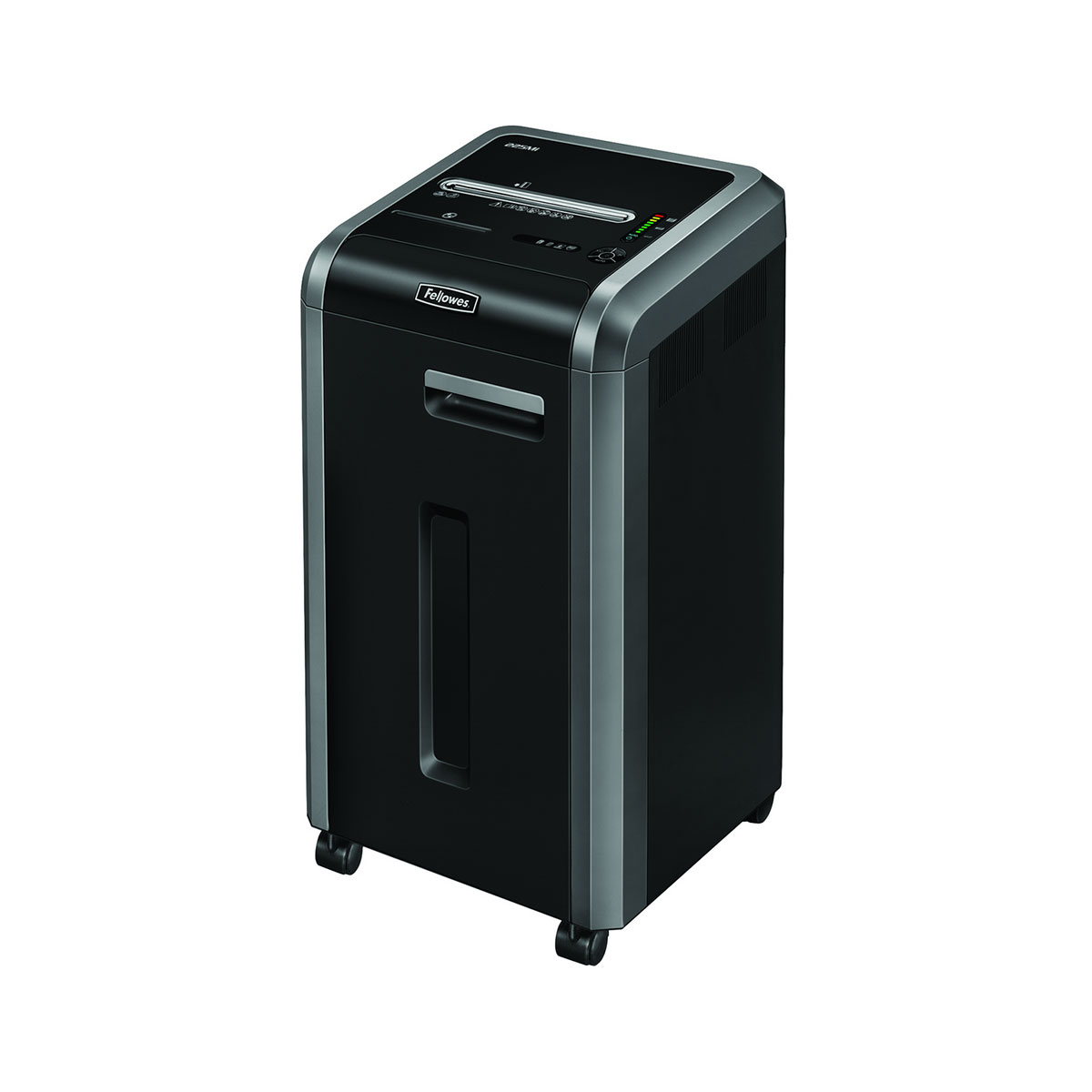 Шредер за унищожаване на документи Fellowes Powershred 225MI, 100% Jam Proof, Cross-Cut, 60 L