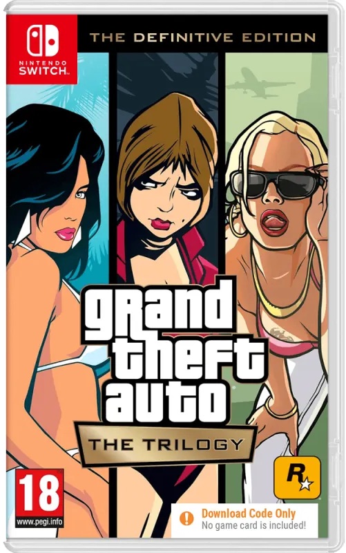 Grand Theft Auto: The Trilogy - Код в кутия - Definitive Edition (Nintendo Switch)
