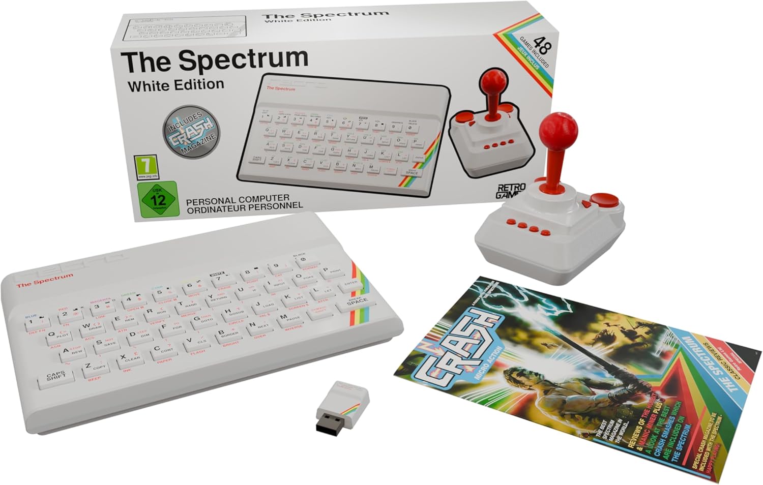 Ретро конзола The Spectrum - White Edition