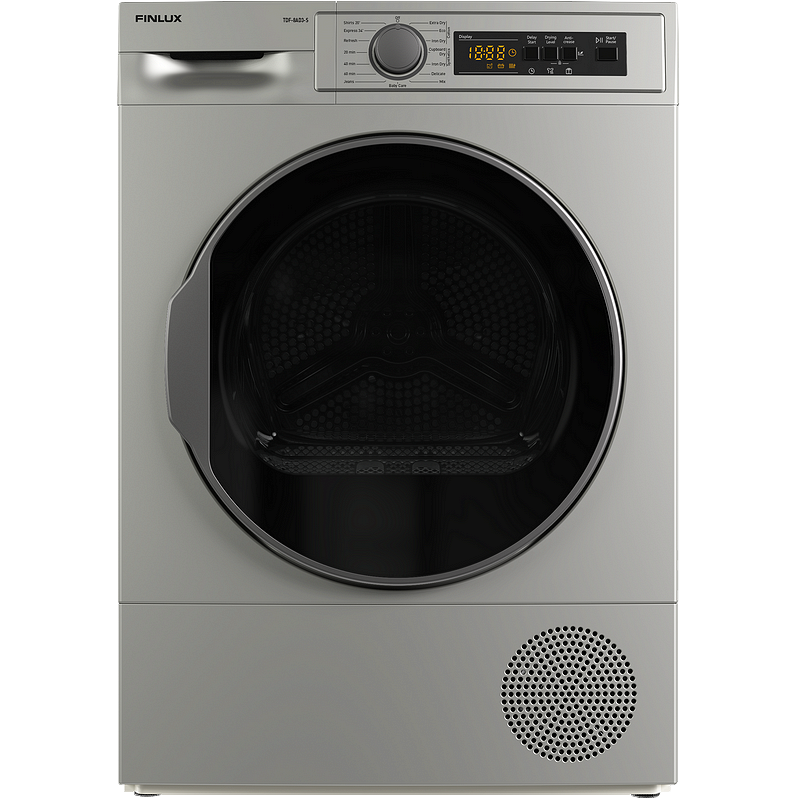 Сушилня Finlux TDF-8AD3-S , 8 kg, E , Silver , C