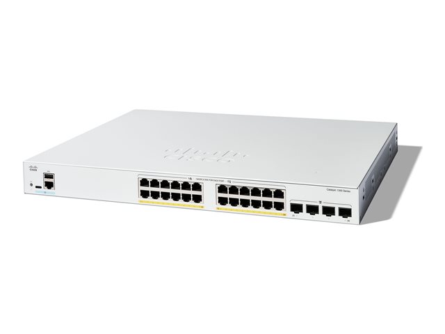 CISCO Catalyst 1300 24-port GE Full PoE 4x1G SFP (P)