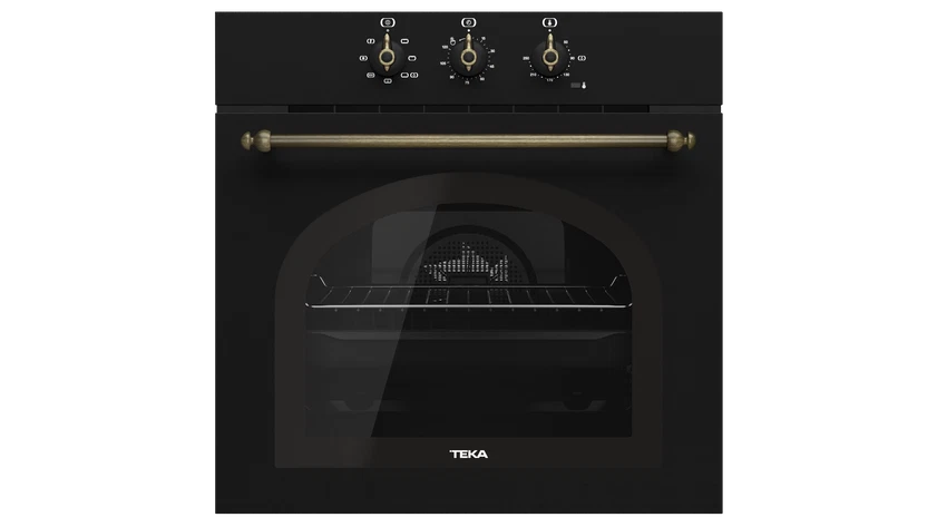 Фурна за вграждане Teka HRB 6100 АНТРАЦИТ/МЕСИНГ Е.2010.АН , 70 , А , Механично