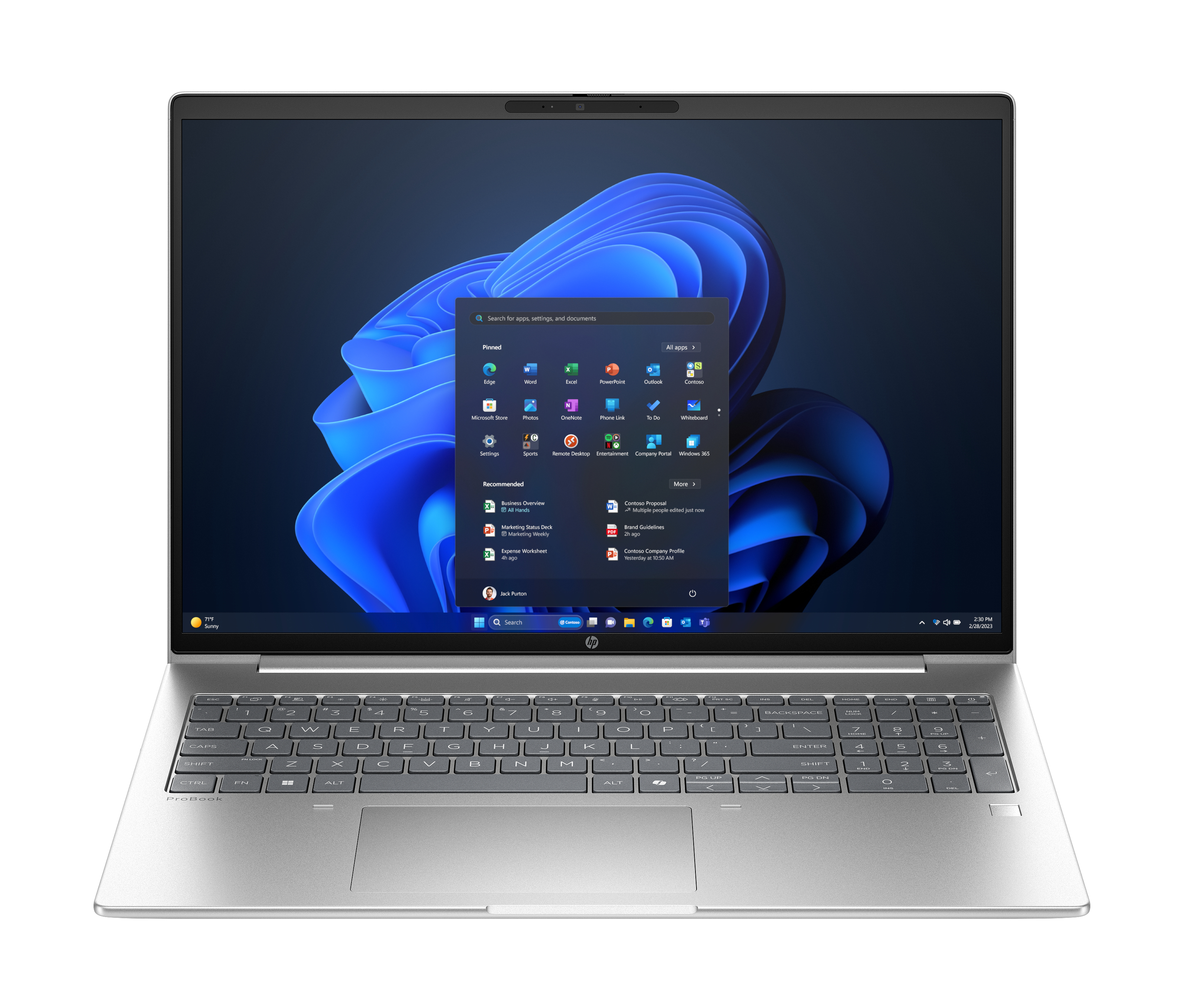 HP ProBook 4 G1i AI Intel Core Ultra 5 225U Ноутбук 40,6 см (16") WUXGA 16 GB DDR5-SDRAM 512 GB SSD Wi-Fi 6E (802.11ax) Windows 11 Home AI PC Сребърен
