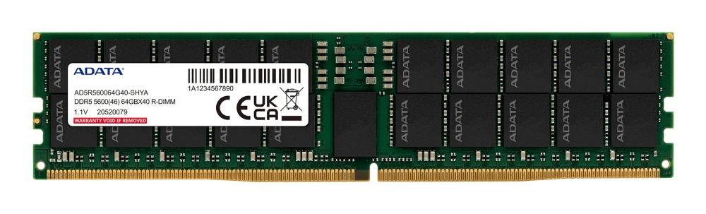 ADATA 64GB DDR5 5600 MHz R-DIMM