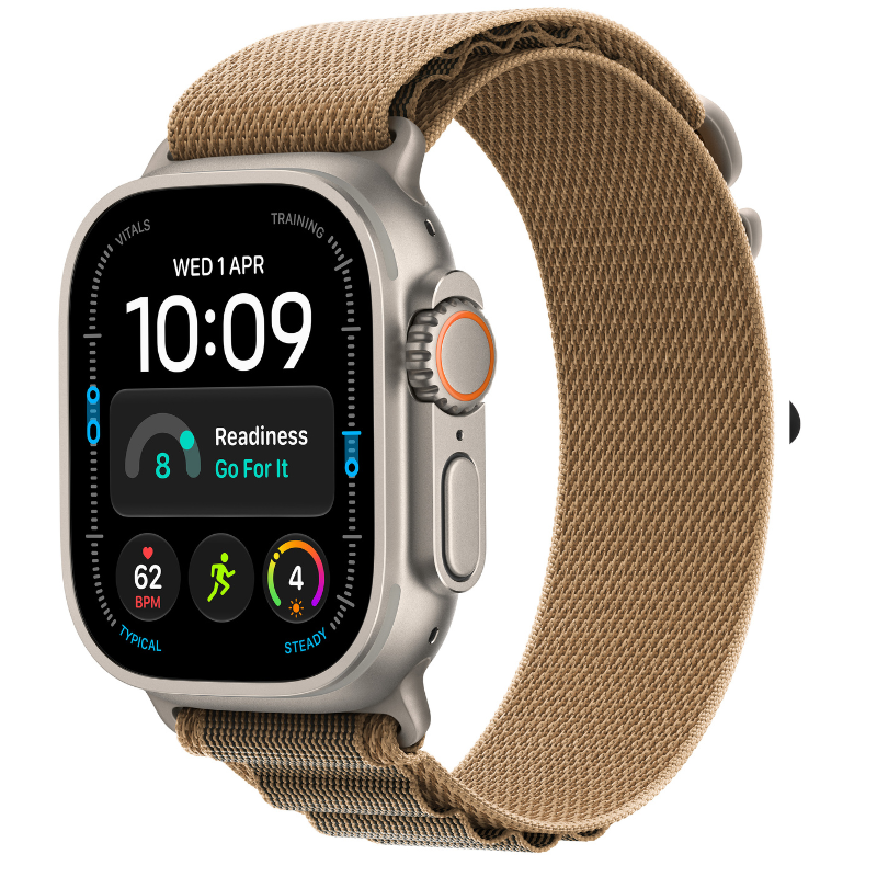 Смарт часовник Apple Watch Ultra 4 49mm Nat/Desert Alpine M mjaf4 , 64 , Apple S11 64-bit Dual Core