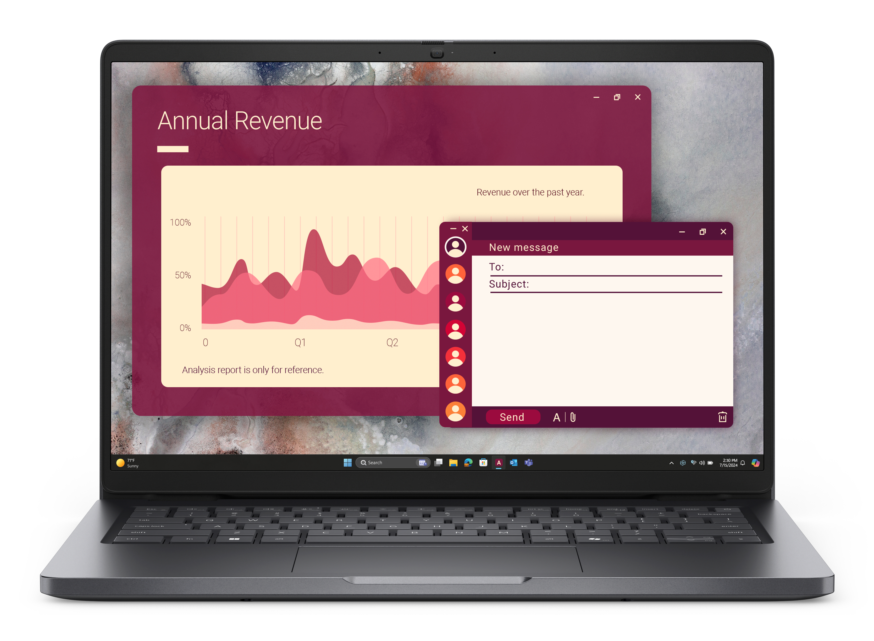 DELL Pro 14 PC14250 Intel Core 5 120U Ноутбук 35,6 см (14") Full HD+ 16 GB DDR5-SDRAM 512 GB SSD Wi-Fi 6E (802.11ax) Windows 11 Pro Черен