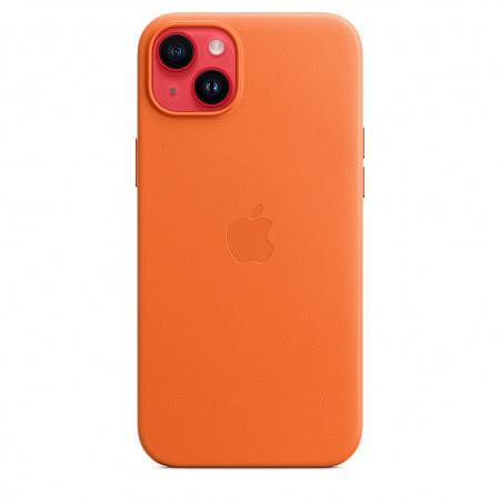 Калъф Apple iPhone 14 Plus Leather Orange mppf3