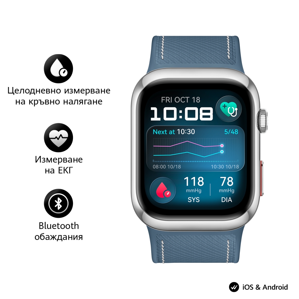 Huawei Watch D2 Luca-B29 Blue+Huawei Scale 3, Dobby-B19