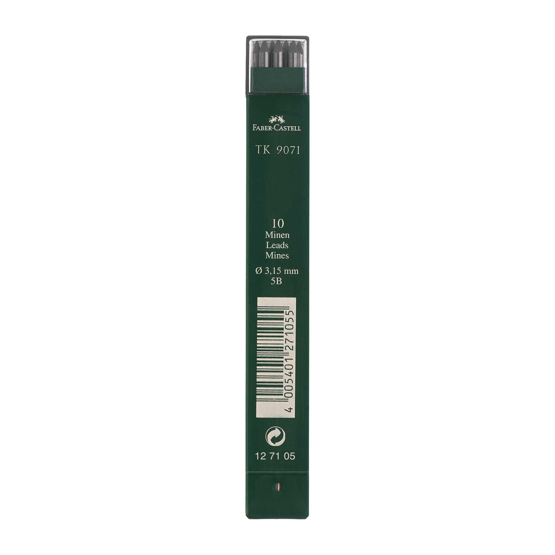 Faber-Castell Графит за верзатил, 3.15 mm, 5B, 10 броя