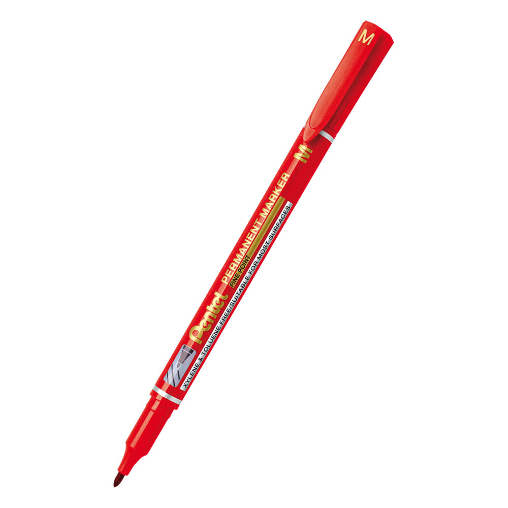 Перм. маркер Pentel OHP NM470 червен