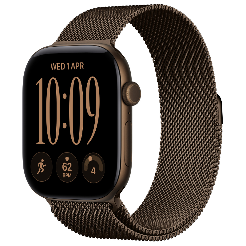 Смарт часовник Apple Watch 12 Cell 46mm Bronze/Bronze Milanes M/L mkdg4 , 64 , Apple S11 64-bit Dual Core