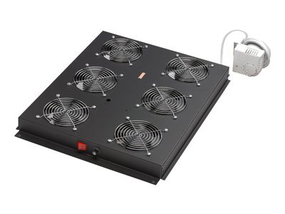 Кутия за компютър DIGITUS Professional DN-19 FAN-4-SRV-B - rack roof with 2 fans