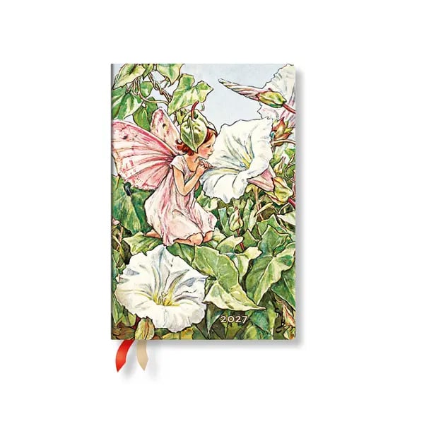 Paperblanks Планер Bindweed Fairy, Mini, хоризонтален, мека корица, 88 листа, за 2027 година
