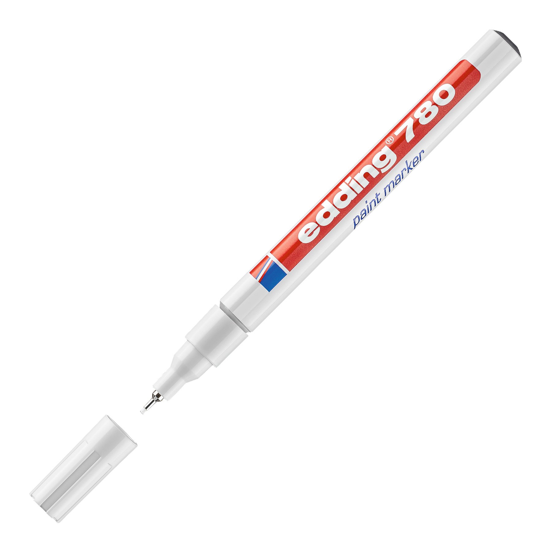 Edding Перманентен маркер 780, 0.8 mm, бял