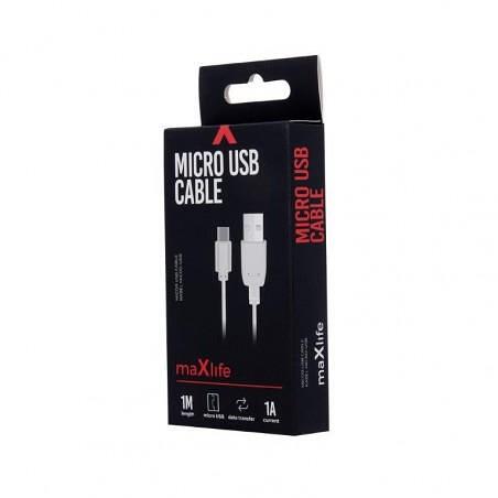 Micro USB кабел Maxlife черен