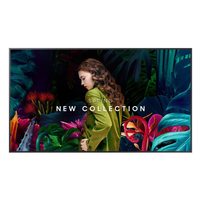 Професионален дисплей Samsung QB75C-N, 75'', VA, Ultra HD, 16/7, 350 cd/m2, 8 ms, no Bluetooth/Wi-Fi