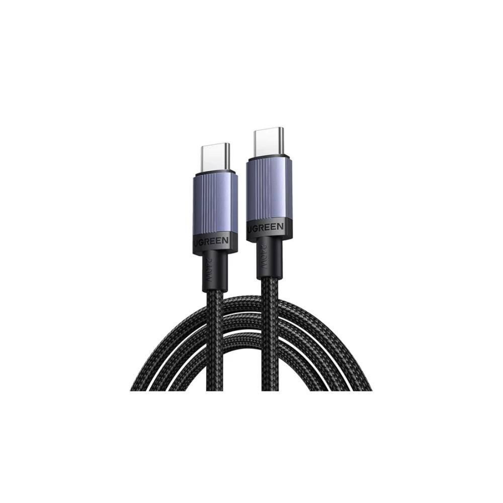 Ugreen Καλώδιο L528 USB-C προς USB-C 100 W 1m γκρι (65832) (UGR65832)